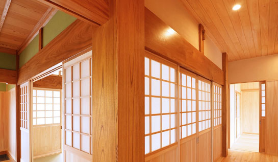 木の家について本物の大黒柱